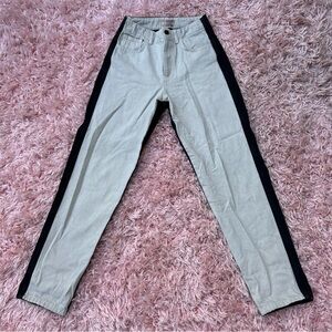 vintage guess two tone black and white high waisted jeans, fits like size 25